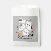 可愛いコスメ不気味幽霊カボチャのハロウィン フェイバーバッグ (正面)