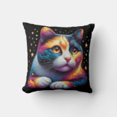 可愛いコズミック夢想猫枕！ クッション (正面)