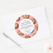 可愛いコテージフードローレーベル ラウンドシール (封筒)