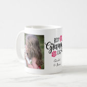 可愛いコラージュ写真最高のグラニーおばあちゃんプレゼント コーヒーマグカップ (正面左)