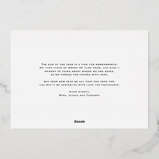 可愛いコルギとストリングライト写真楽しいクリスマス 箔シーズンカード (裏面)