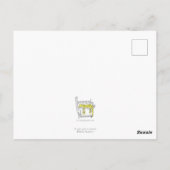 可愛いコーギの子犬のガイドsplootingはがき ポストカード (裏面)