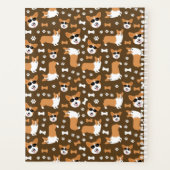 可愛いコーギウェルシュコーギードッグパタおもしろいーン プランナー手帳 (裏面)