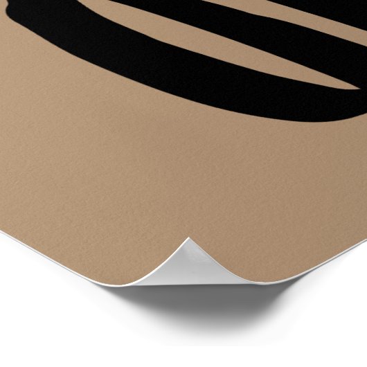 可愛いコーヒーショップのデコポスター ポスター (角)