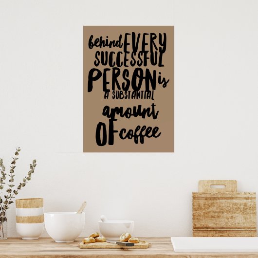 可愛いコーヒーショップのデコポスター ポスター (キッチン)