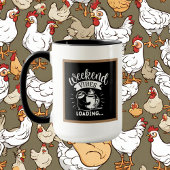 可愛いコーヒースロッド追加モノグラム マグカップ