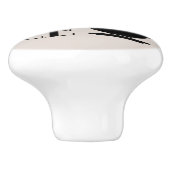 可愛いコーヒーバー好きデコールセラミックノブ セラミックノブ (側面)