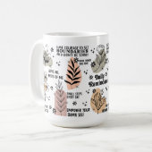 可愛いコーヒーマグのクリスマスマグギフト コーヒーマグカップ (正面左)