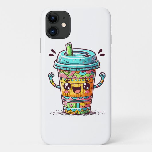可愛いコーヒー Case-Mate iPhoneケース (裏面)