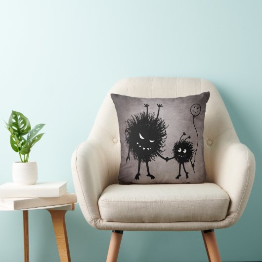 可愛いゴシックファミリー母子 クッション (椅子)