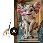 可愛いゴシック様式パリガルゴイレデクページ 薄葉紙