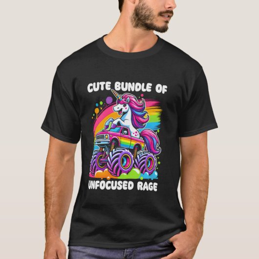 可愛いゴス+ミスティカル+ゴシック+怒りバンドル Tシャツ (正面)
