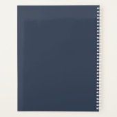 可愛いゴールデンレトリバーパピードッグパーソナライズされた名 プランナー手帳 (裏面)