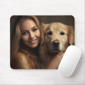 可愛いゴールデン最高のレトリーバー犬のマママママインズマウスパッド マウスパッド (マウス)