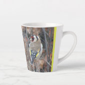 可愛いゴールドフィンチの顧客。BGカラーラテマグ カフェラテマグ (右)