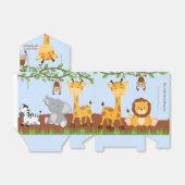 可愛いサファリジャングル動物の少年のテントのお願いボックス フェイバーボックス (折り畳みなし)