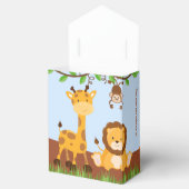可愛いサファリジャングル動物の少年のテントのお願いボックス フェイバーボックス (オープン)