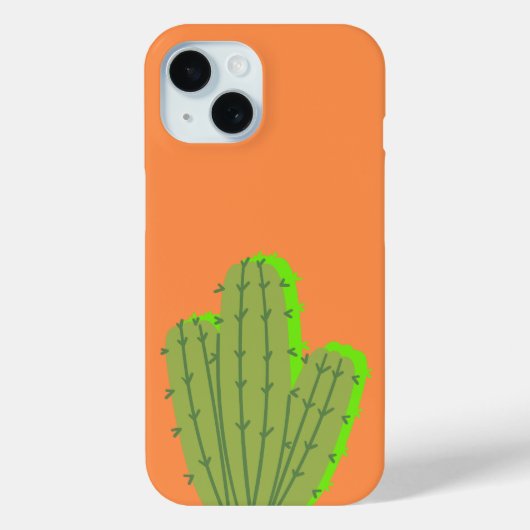 可愛いサボテンのスマホケース | おしゃれなデザートプラントのケース Case-Mate iPhoneケース (裏面)