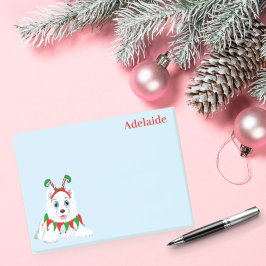 可愛いサモエイ小妖精や小人おもしろいヘッドバンド。 ポストイット