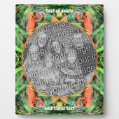 可愛いサラマンダーパーソナライズされた自分の写真を作成 フォトプラーク (正面)