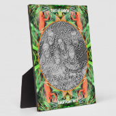 可愛いサラマンダーパーソナライズされた自分の写真を作成 フォトプラーク (側面)