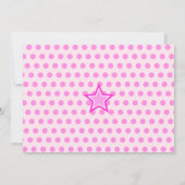 可愛いサルの二度目の誕生日パーティー 招待状 (裏面)