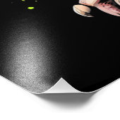 可愛いサル聞の音楽、音楽に夢中なサル フォトプリント            (角)