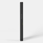 可愛いサル聞の音楽、音楽に夢中なサル iPhoneケース (右側面)