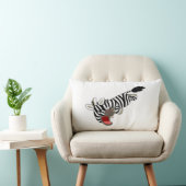 可愛いサンキッシュな漫画ゼブラ枕 ランバークッション (椅子)