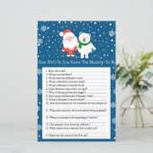 可愛いサンタとホッキョクグマは、あなたがどれほど良く知っているか (スタンド正面)