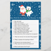 可愛いサンタとホッキョクグマは、あなたがどれほど良く知っているか (正面)