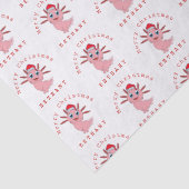 可愛いサンタアクソロットパターン名メリークリスマス 薄葉紙 (詳細)