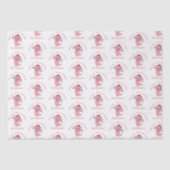 可愛いサンタアクソロットパターン名メリークリスマス 薄葉紙 (正面)