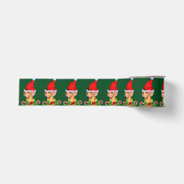 可愛いサンタダシュンドクリスマス グログランリボン