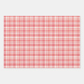 可愛いサンタピンク ラッピングペーパーシート (正面3)