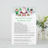 可愛いサンタ君は赤ちゃんシャワーをどれだけ知っているか (スタンド正面)