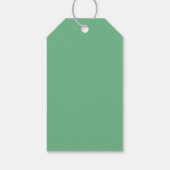 可愛いサンパトリックの日の赤ちゃんシャワー性別の暴露 ギフトタグ (裏面)