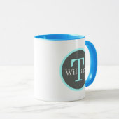 可愛いシェフマウス追加モノグラム マグカップ (正面右)