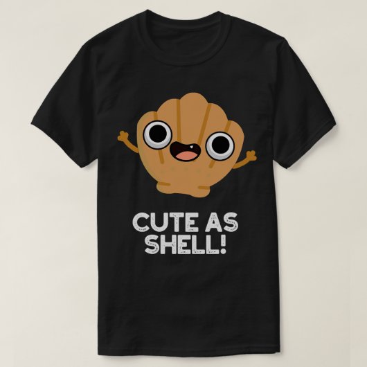 可愛いシェルかわいいシーシェルパン Tシャツ (デザイン正面)