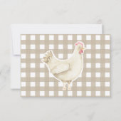 可愛いシックの誕生日パ感謝していーティ サンキューカード (裏面)