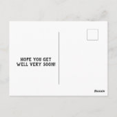 可愛いシックテディドッグいいハガキ ポストカード (裏面)