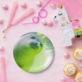 可愛いシフレンドリーール水中 ペーパープレート (パーティー)