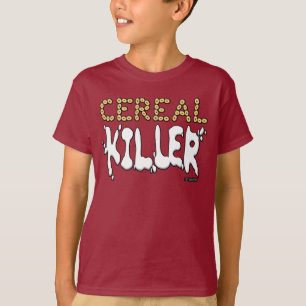 可愛いシリアルのキラーハロウィンシャツKIDS衣装 Tシャツ