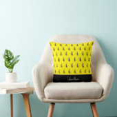 可愛いシルエットアスリートパターン、アフリカアート クッション (椅子)