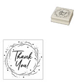 可愛いシンプルと感謝 ラバースタンプ (押印)