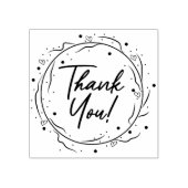 可愛いシンプルと感謝 ラバースタンプ (インプリント)