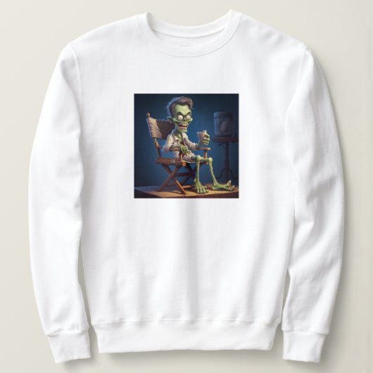 可愛いシンプルデザイン女性ブラック恋人ママ スウェットシャツ (デザイン正面)