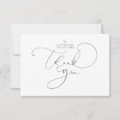 可愛いシンプルA小さなカード大きな感謝を言う (正面)