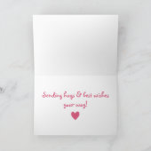 可愛いシーズー（犬）の子犬考え：あなたの カード (内部)