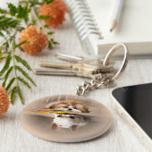 可愛いシーズー（犬）津とチワワ キーホルダー (側面)